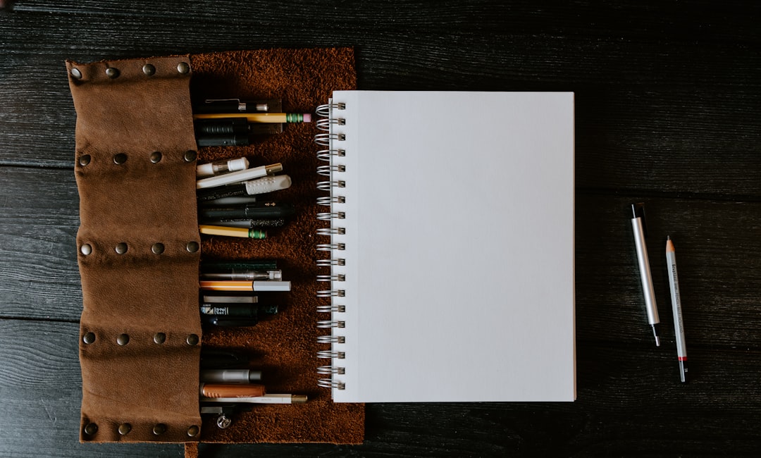 Photo Notebooks, pens
